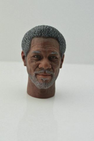Belet 003 1/6 Morgan Freeman Head Sculpt For 12  Ht Ph Figure Body