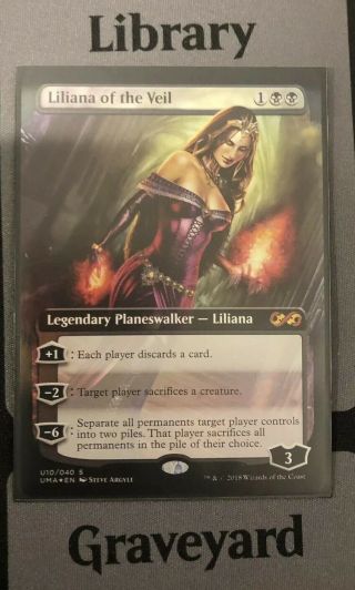 Ultimate Box Topper - Liliana Of The Veil - Nm