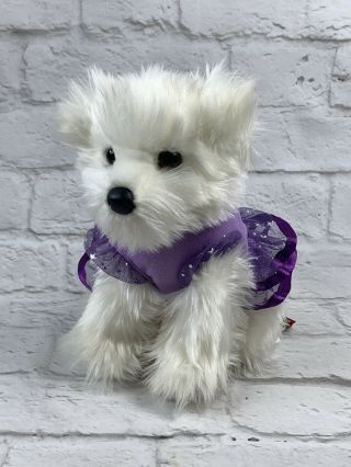 Douglas Cuddle Toy 9 " Westie Terrier Plush White Westland Puppy Dog Stuffed