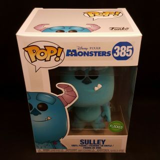 Funko Pop Disney Monsters Inc Sulley Flocked Exclusive - Dented Box Item
