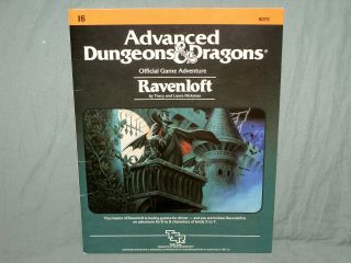 Ad&d 1st Ed Module - I6 Ravenloft (rare - Highly Sought After And)