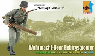 Dragon Models 1/6 Scale 12 " Wwii German Heer Soldier Kristoph Grubauer 70809 Mib
