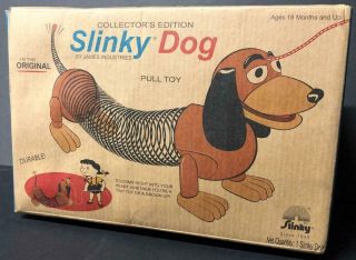 Slinky Dog Collectors Edition Slink Toy Story Retro Open Box