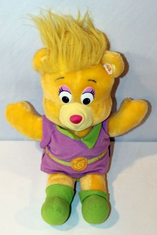 Gummi Bears Sunni Large Plush Doll Fisher Price Disney 1985
