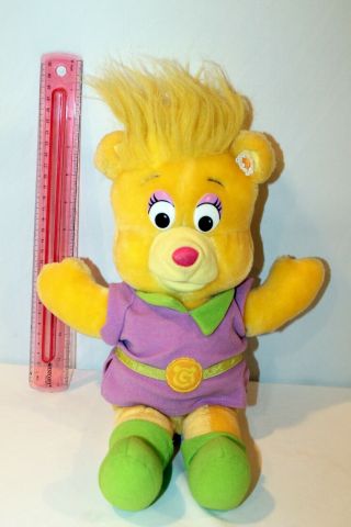 Gummi Bears Sunni Large Plush Doll Fisher Price Disney 1985 5
