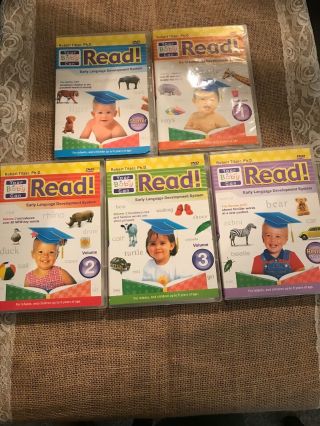 Your Baby Can Read Early Language Development System 5 Dvds Titzer,  Robert Kids