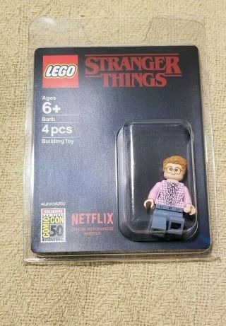 Lego Sdcc Comic Con Exclusive Stranger Things Barb Minifigure Minifig