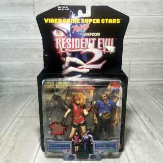 Toybiz Resident Evil 2 Claire Redfield & Zombie Cop Action Figure Factory