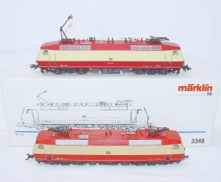 Marklin Ac Ho 1:87 German Db Br - 120 " Tee " 2x Electric Duo Locomotive Set Nmib`90