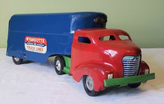 Wyandotte Toys Gmc Bullet - Nose Cab Wyandotte Truck Lines Tt Truck 40 