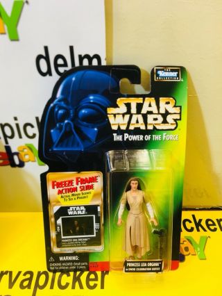 1997 Star Wars Power Of The Force Freeze Frame Princess Leia Organa