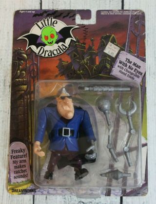 Little Dracula The Man With No Eyes Vintage 1991 Dreamworks Toy