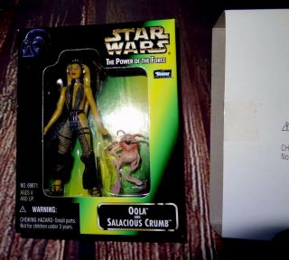 Kenner Star Wars POTF Oola And Salacious Crumb Mail Away With Outer Sleeve 4