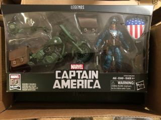 Marvel Legends Ultimate Riders Captain America Motorcycle