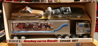 Rare 1980s Vintage Ertl Burt Reynolds Smokey And The Bandit Ii Chase Set Nib