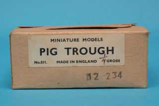 F.  G.  Taylor & Sons Plastic Farm 511 Pig Trough - Nearly Full Trade Box.