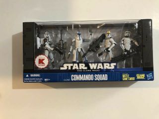 Star Wars The Clone Wars Commando Squad Kmart Exclusive Figures