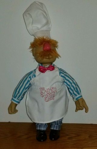 Muppets Swedish Chef Plush Stuffed Doll 14 Inch Junior Toys Ag
