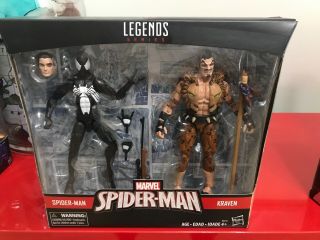 Target Exclusive Marvel Legends Symbiote Spider - Man & Kraven The Hunter 2 Pack