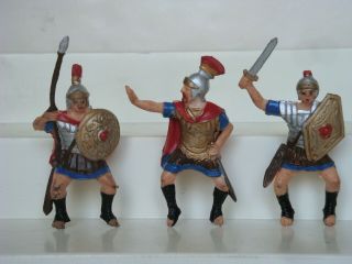 Reamsa Factory Painted Plastic 60mm Ancient Roman Cavalry / Complete Set of 5 2