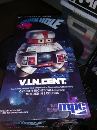 Mpc Disney The Black Hole V.  I.  N.  Cent Scale Model Kit 1 - 1981 Opened
