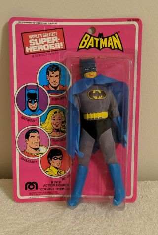 1979 Mego Batman 8 " Action Figure Dc Comics Wgsh