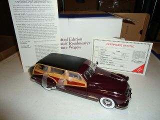 1/24 Danbury 1947 Buick Roadmaster Estate Wagon Limited Boxed