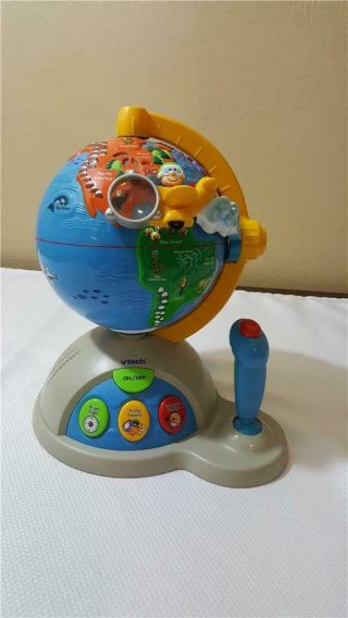 Vtech Electronic,  Interactive,  Talking World Globe Fly And Learn,  Educational Fun