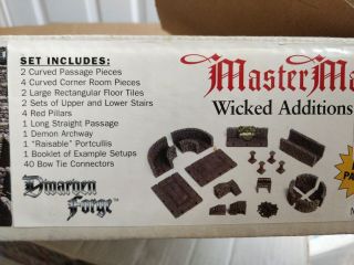 Dwarven Forge Master Maze Wicked Additions Set Mm 006 Painted Resin