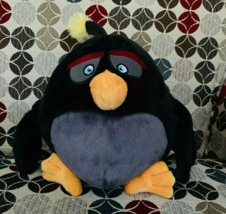 Angry Birds The Movie Black Bomb W Sound Talking Plush Stuffed Animal Rovio Toy