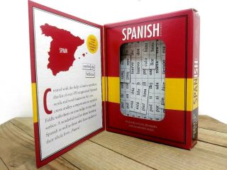 Learn Spanish Magnetic Poetry Kit Spain 550,  Magnetized Words & Fragments 2015