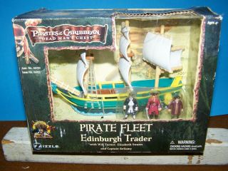 Disney Toy Ship Pirates Of The Caribbean Zizzle Pirate Fleet Edinburgh Trader