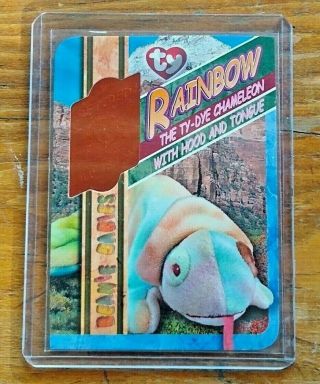 Ty Series 4 Retired Beanie Baby Card Orange Rainbow Very Low 00056/18816
