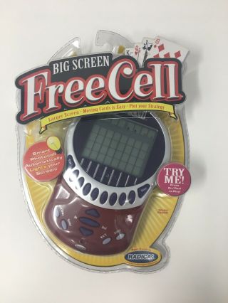 Radica Big Screen Cell Electronic Game New/sealed