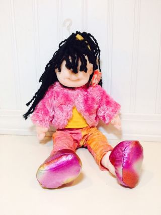 Ty Beanie Bopper Girl 12 " Plush Doll Darling Debbie Nwt Full Size Retired