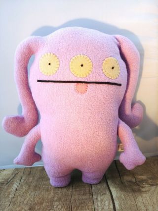 2011 Uglydoll 10” Plush Citizen 4 Quippy 42404 Stuffed Toy Monster Purple Guc