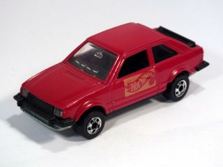Hot Wheels 1983 Bw Ford Escort Made In India Plum