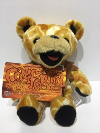 Grateful Dead Bear " California " With Hang Tag