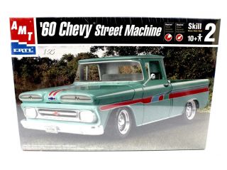 1960 ’60 Chevy Street Machine Truck Amt Ertl 1:25 6353 Model Kit