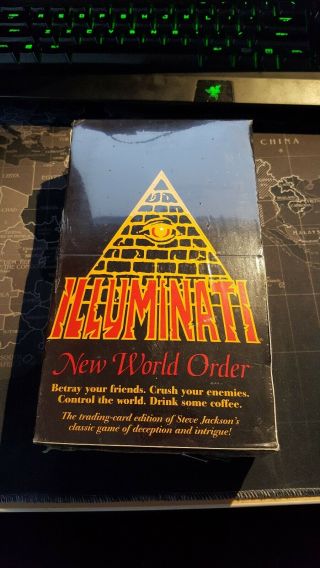 Illuminati World Order Inwo Unlimited Edition Booster Box - In Shrink