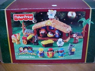 Fisher Price Little People - Christmas Story Nativity Set Ex Cond