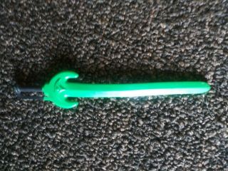Masters Of The Universe He - Man Action Figure Weapon: Green Sword (tri - Klops)