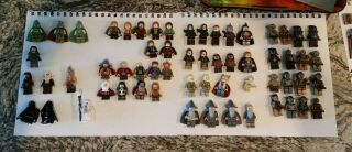 Lego Lord Of The Rings/hobbit 58 Mini Figures With Accessories