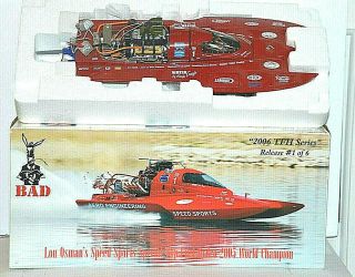Top Fuel Hydro Drag Boat " Speed Sport " 1/18th 2005 Bad Discontinued Model