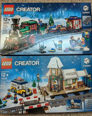 Lego 10254 Winter Holiday Train And Winter Village Station 10259 You Get Both