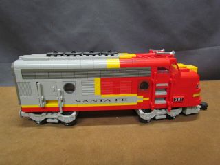 Lego Train Trains Santa Fe 301 Chief Locomotive (10020) 3