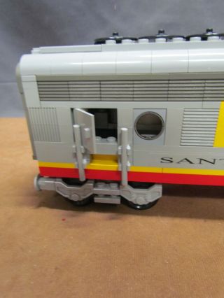 Lego Train Trains Santa Fe 301 Chief Locomotive (10020) 7