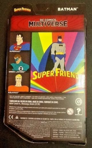 DC Comics Multiverse - Friends 6 inch BATMAN Action Figure; Mattel 2017 3