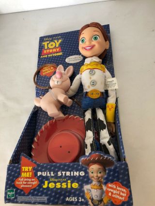 Hasbro Toy Story And Beyond Talking Jessie Doll With Wear & Stains On Shirt