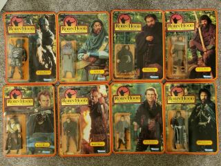 Robin Hood Prince Of Thieves Vintage Action Figure Kenner 1991 Complete Set Of 8